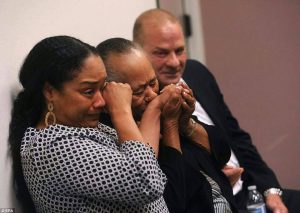 Arnelle Simpson represented the children at her dad's Parole Hearing. Very emotional as expected...