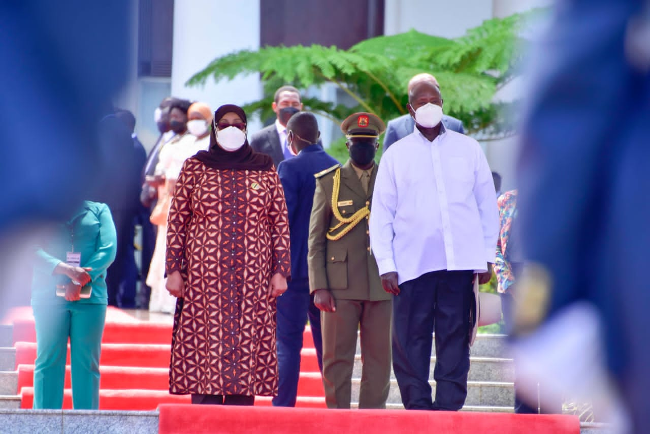 Pictorial Tanzania President Samia Suluhu Arrives In Uganda On 2 Day