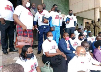 Opposition storm out of parliament over rearrest of Ssegirinya, Ssewanyana