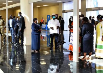Museveni Launches Covid-19 Testing Laboratories at Entebbe Airport