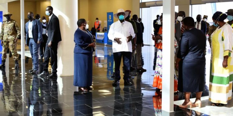 Museveni Launches Covid-19 Testing Laboratories at Entebbe Airport