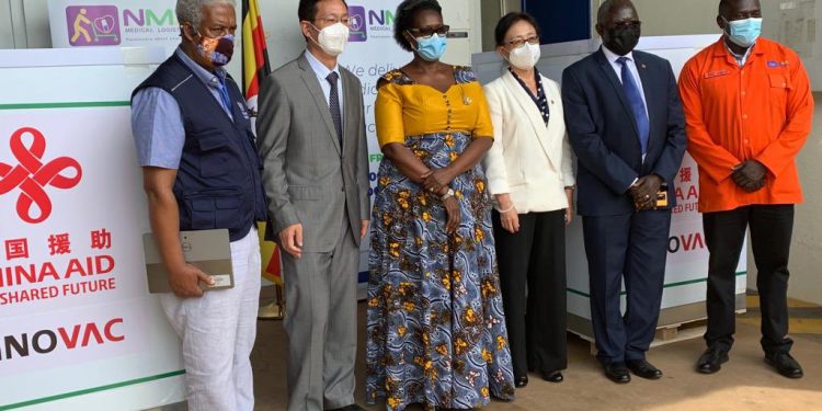Uganda Receives 700,000 doses of Sinovac Vaccine