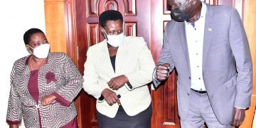 PM Nabbanja, Minister Onek Mend ties