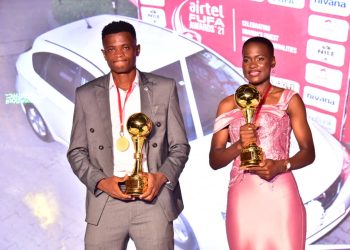 Bobosi Byaruhanga, Najjemba Crowned Airtel FUFA Male, Female Player 2021