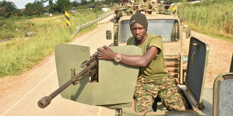 DR Congo Bad Roads slow down UPDF Armored Vehicles