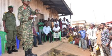 UPDF, FARDC Conduct Civil Military Sensitization in DR Congo