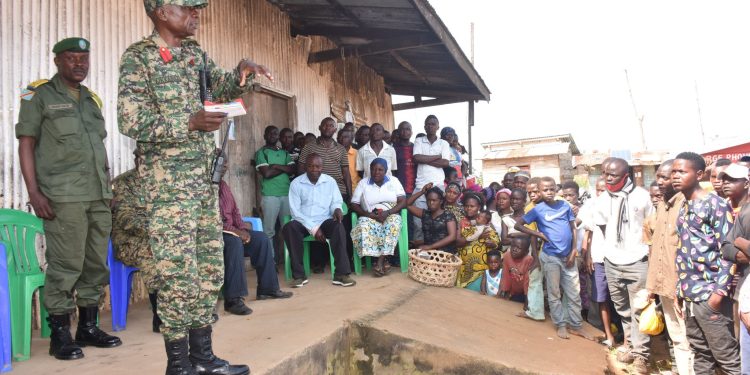 UPDF, FARDC Conduct Civil Military Sensitization in DR Congo