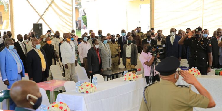 Uganda Police Retires 155 Lower Rank Officers