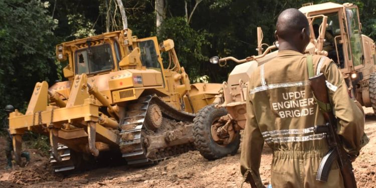 UPDF Starts Road Works to Ease Offensive Against ADF