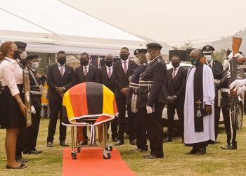 Gun Salute as Governor Mutebile is laid to rest