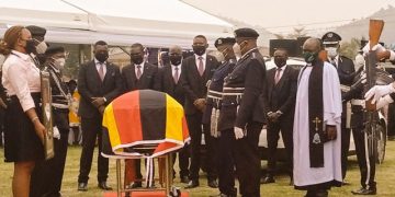 Gun Salute as Governor Mutebile is laid to rest