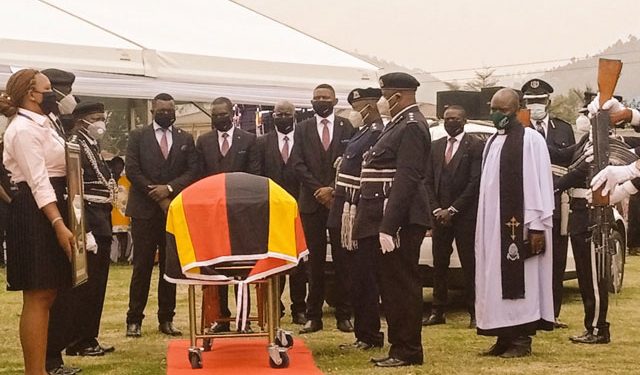 Gun Salute as Governor Mutebile is laid to rest