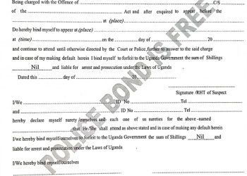 Police to Pilot Amended Police Bond Guidelines in 20 Districts