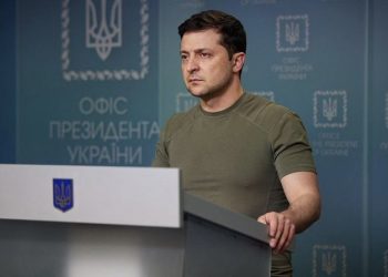 President Zelensky: We Are Here in Kyiv, We’ll Defend Ukraine