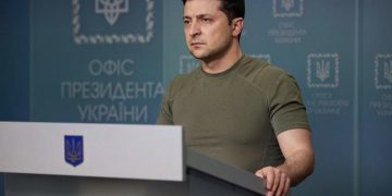 President Zelensky: We Are Here in Kyiv, We’ll Defend Ukraine