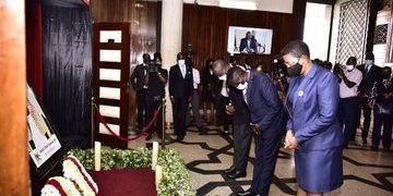 EALA Speaker Ngoga Eulogizes Oulanyah As ‘Great Leader Who Had a Great Potential’