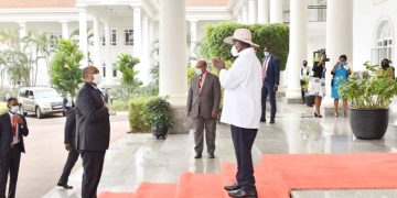 Chairman of Sudan Transitional Council H.E Al-Burhan in Uganda on State Visit
