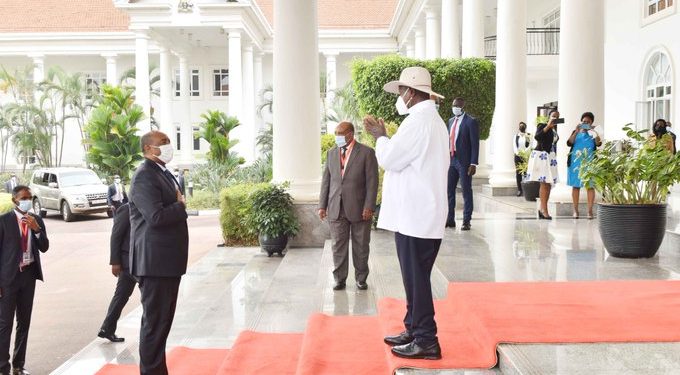 Chairman of Sudan Transitional Council H.E Al-Burhan in Uganda on State Visit