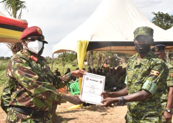 UPDF Passes Out 87 Marines to Secure Uganda’s Territory