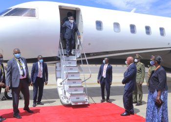 Mozambique President Jacinto Nyusi in Uganda for 3-day State Visit