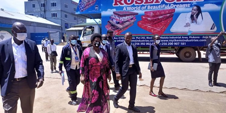 Minister Amongi Conducts Surprise Factory Inspections
