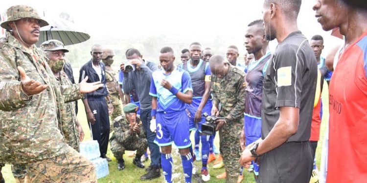 Gen Muhanga Launches 14th Edition of CDF Soccer Cup in Fort Portal