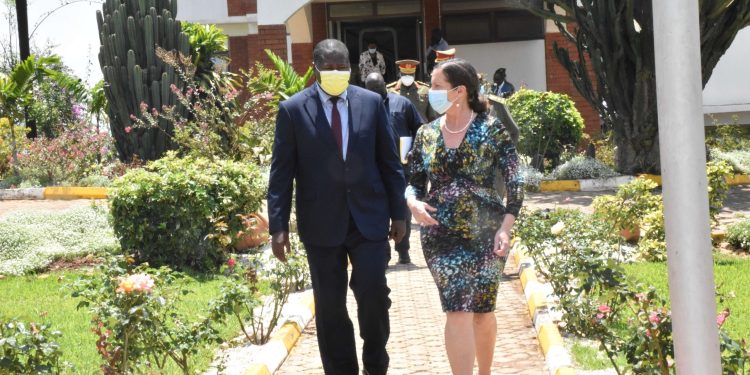 Minister Oboth, UNSOS Chief Lisa Discuss Security Process in Somalia