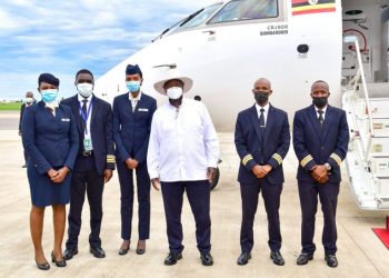 Museveni Lauds Uganda Airlines’ Hospitality, Professionalism