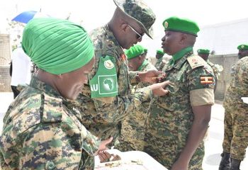 Col Kashemeza Takes Command of UPDF BG XXXV as Amisom Troops are Awarded Medals and Certificates