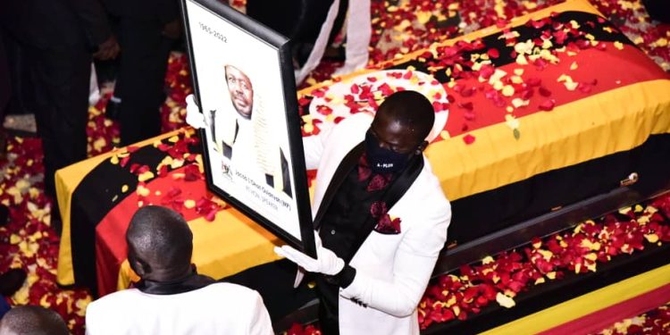 Oulanyah’s Remains Received at Parliament