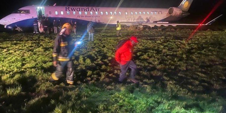 RwandAir Plane Skids Off Runway at Entebbe Airport