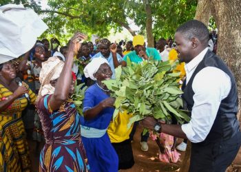 Pictorial: NRM’s Ojok Combs Omoro for Votes ahead of Museveni’s Visit