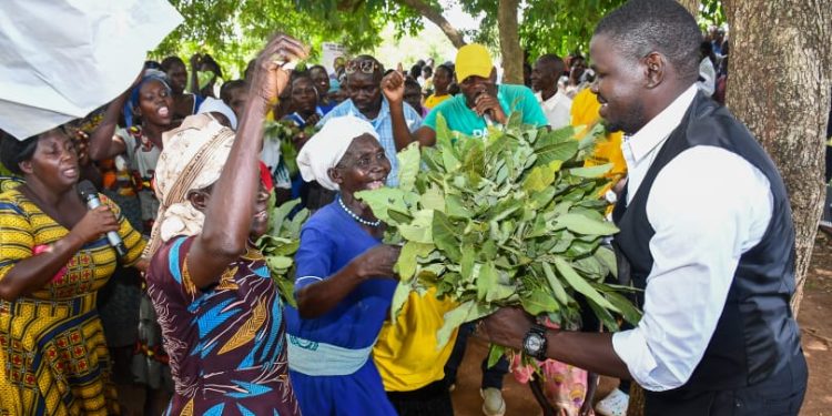 Pictorial: NRM’s Ojok Combs Omoro for Votes ahead of Museveni’s Visit