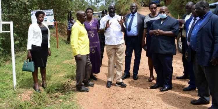 Minister Ecweru in Mitooma to Asses State of Roads, Promises to Restore Ncwera Bridge