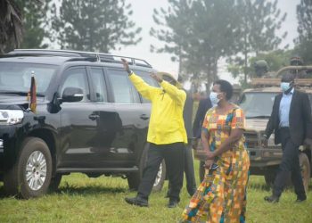 Museveni Arrives in Omoro to Canvas Support for Ojok Oulanyah