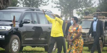 Museveni Arrives in Omoro to Canvas Support for Ojok Oulanyah