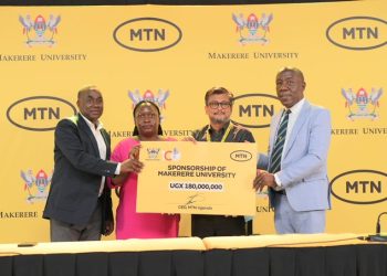 MTN Gives Makerere University Shs180m for Centennial Celebrations