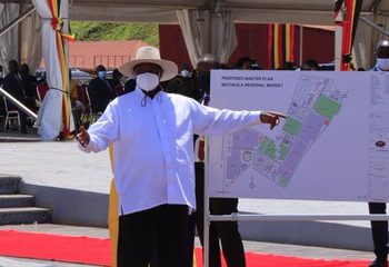 Pictorial: Museveni Launches Master Plan for Construction of Mutukula Regional Market