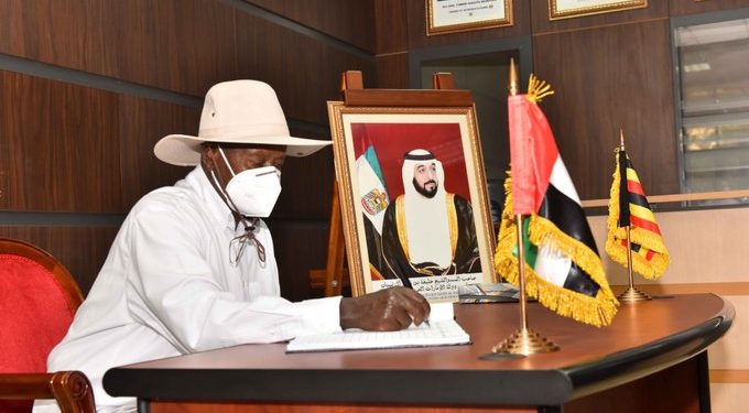 Museveni Pays Respects to Deceased UAE President Khalifa