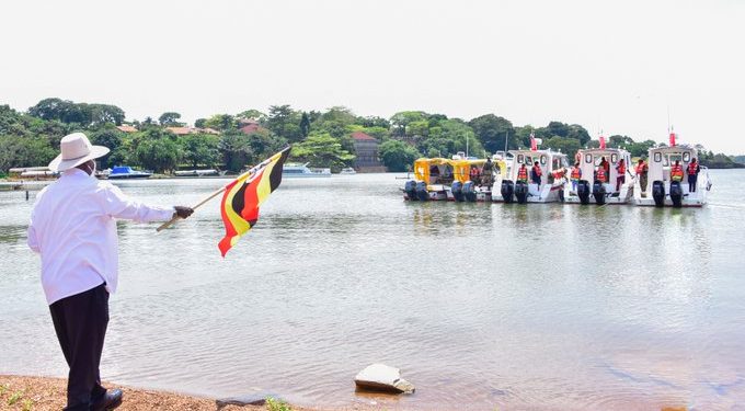 Pictorial: Museveni Flags off Uganda’s First Marine Ambulances