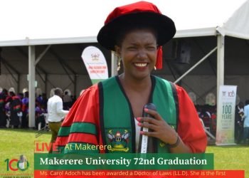 Makerere Graduation: Adoch Becomes First Woman to Get Doctor of Laws, Dr Bakesima Awarded PhD at 29