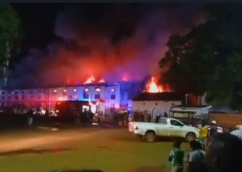 Fire Guts Kakira Sugar Works Stores in Jinja