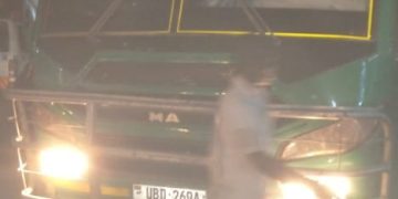 Link Bus Catches Fire at Wakaliga