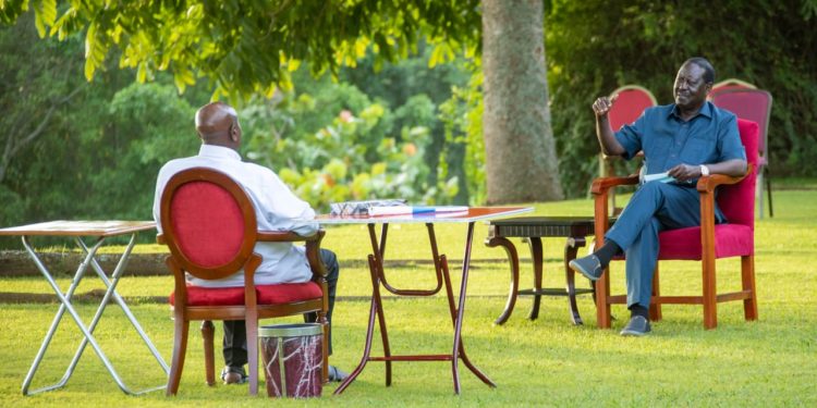 Raila Odinga Meets Museveni, Launches Juba Bridge with Kiir