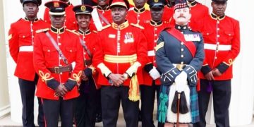 UPDF Take Part in Queen Elizabeth Platinum Jubilee Military Pageant in London