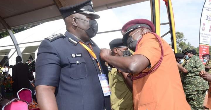 Police Spokesperson Fred Enanga Awarded Golden Jubilee Medal