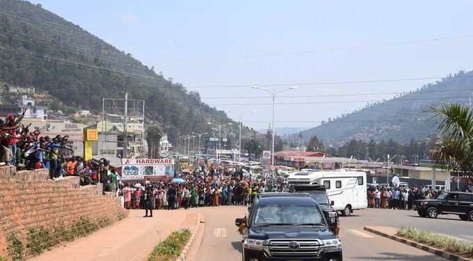 CHOGM: Wild Cheers, Excitement Welcome Museveni to Kigali