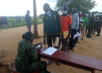 Over 50 Youth Turn Up for UPDF Recruitment in Kaabong