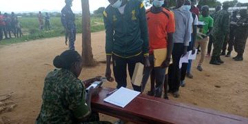 Over 50 Youth Turn Up for UPDF Recruitment in Kaabong