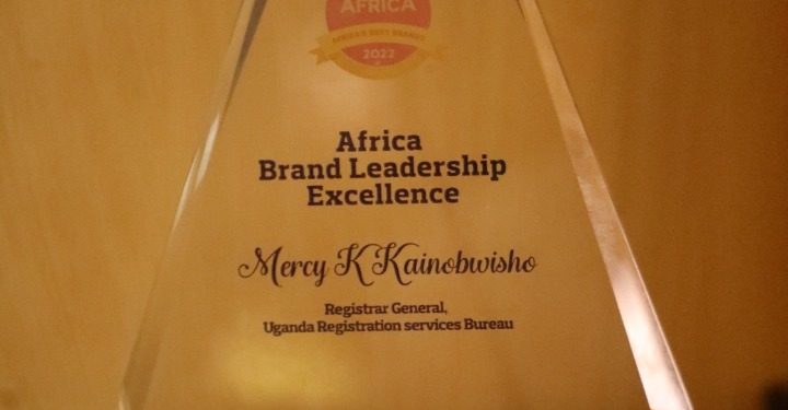 URSB’s Mercy Kainobwisho Wins Inaugural Africa Brand Leadership Excellence Award